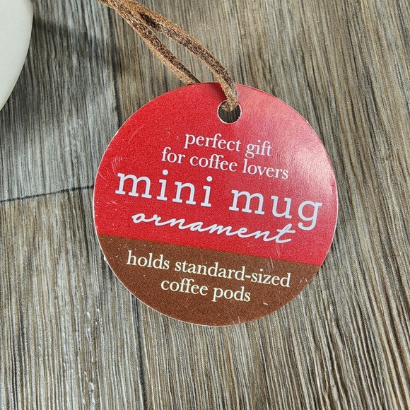 DEMDACO You're One Awesome Brew Mini Mug‎ Ornament Coffee Lover Gift - Picture 8 of 12